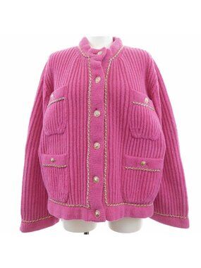 Chanel Collarless Jacket Pink